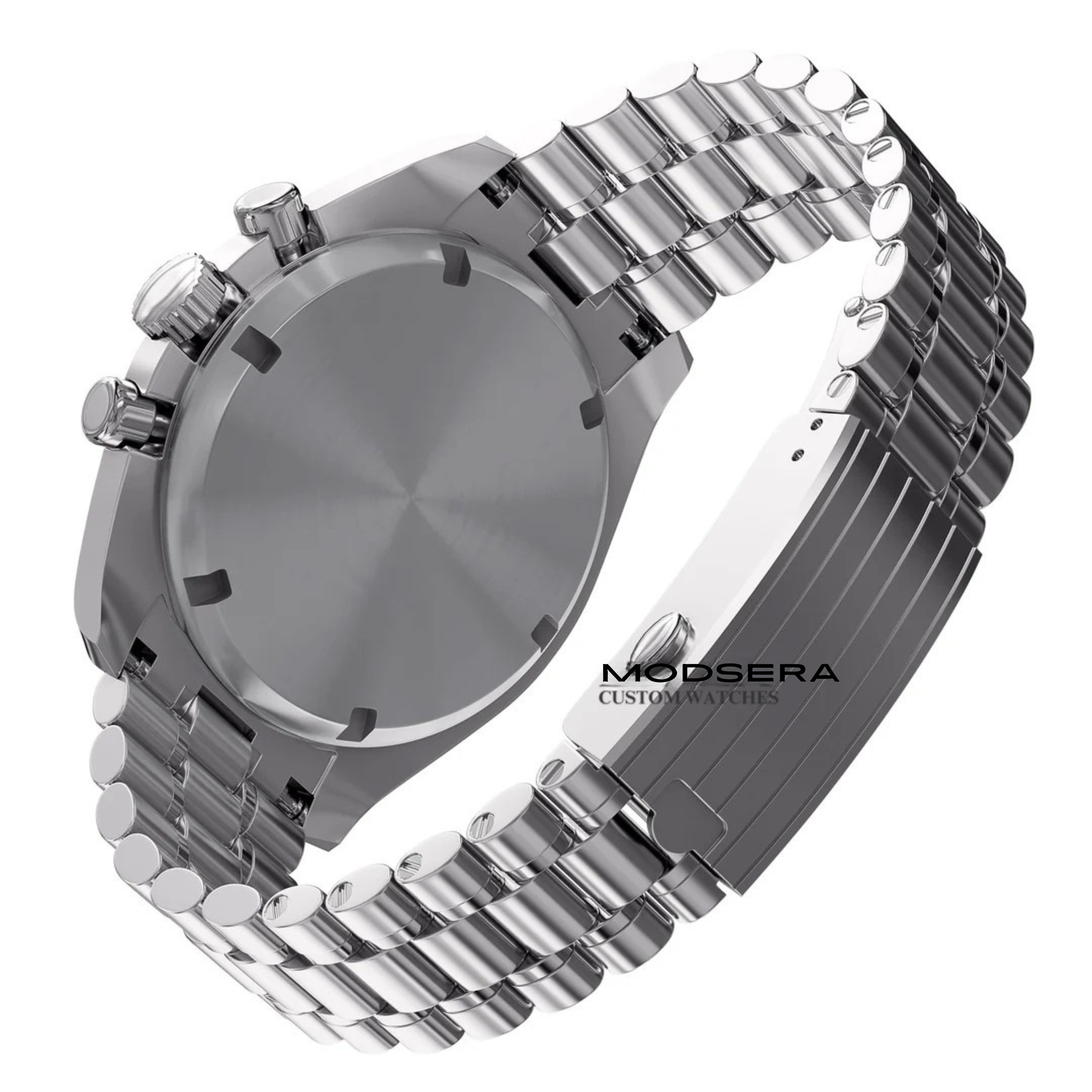 Klassisk Chronograph 42 mm – Hvit Skive