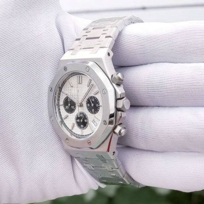 Oktagonal Sportsklokke Chronograph – Panda