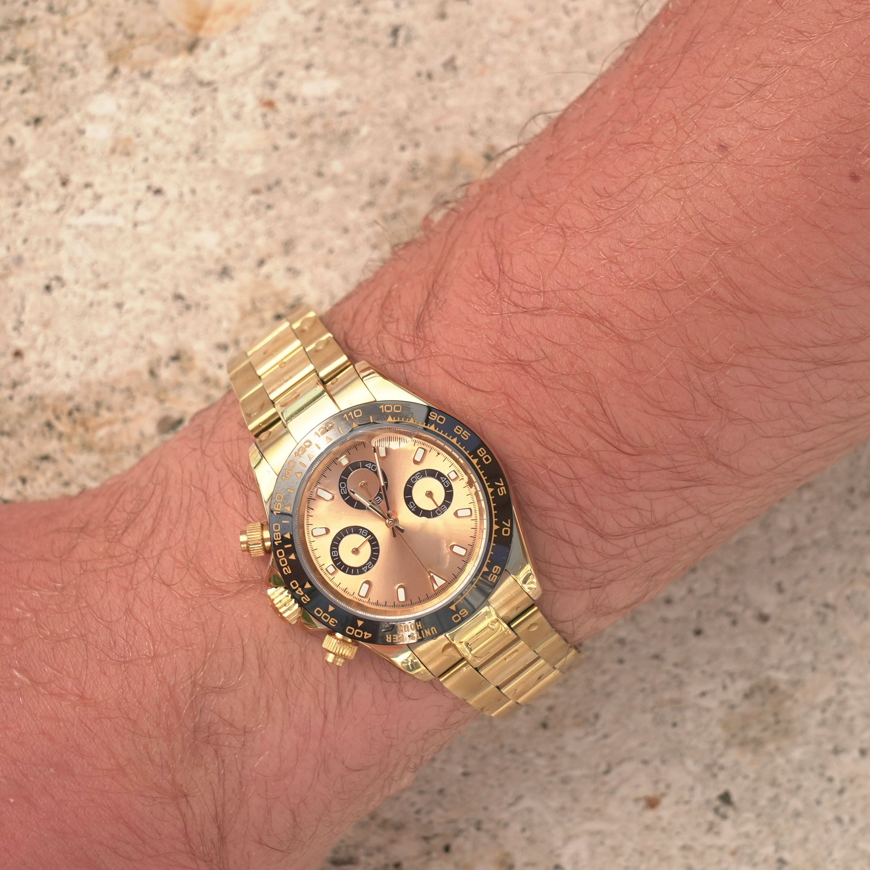 Racing Chronograph 40 mm – Gold/Black