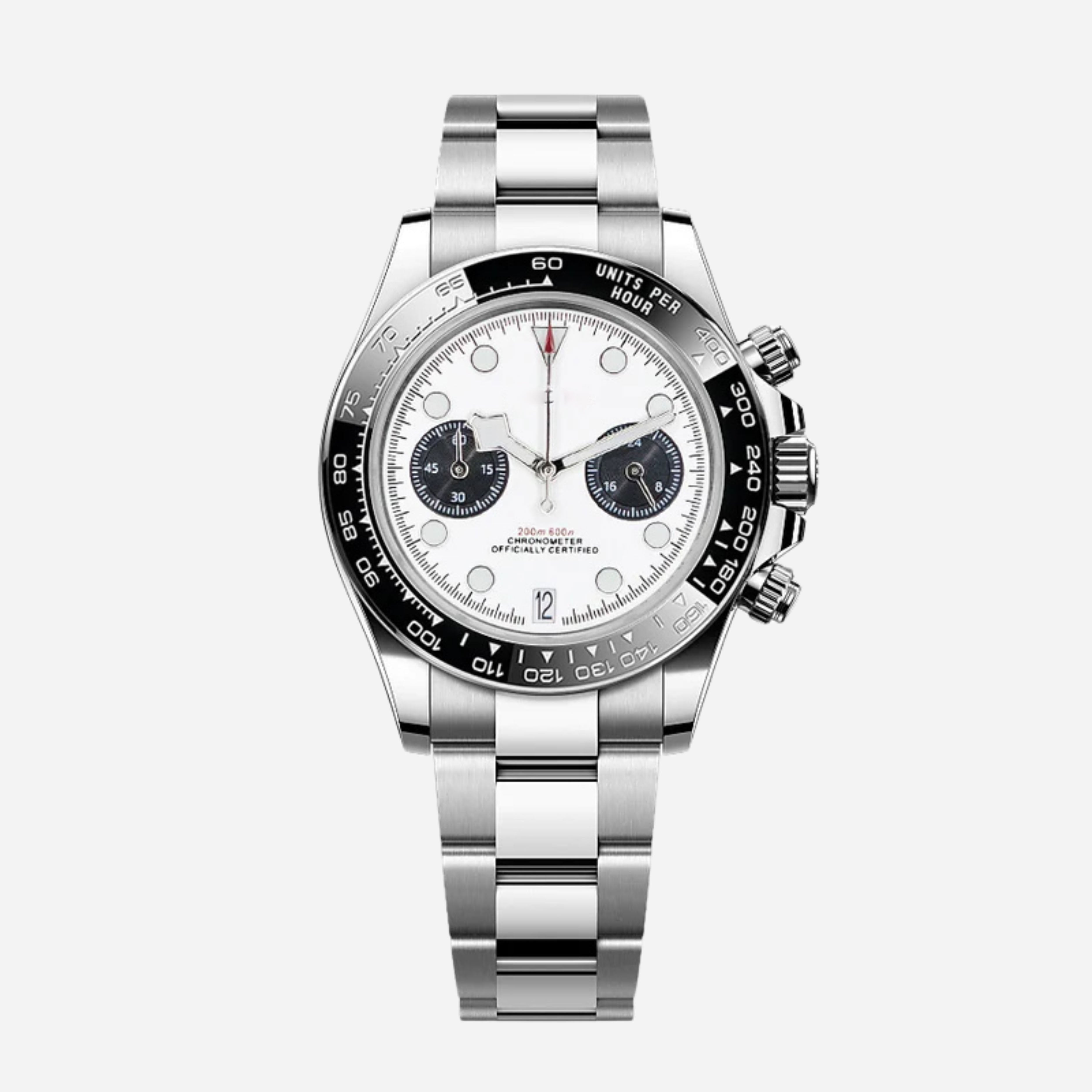 Racing Chronograph 40 mm – Racing Hvit