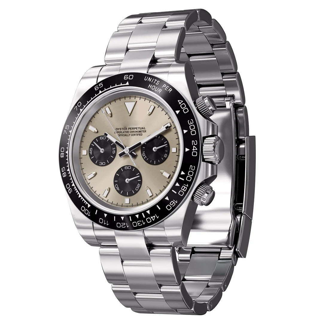 Racing Chronograph 40 mm – Sølv/Champagne