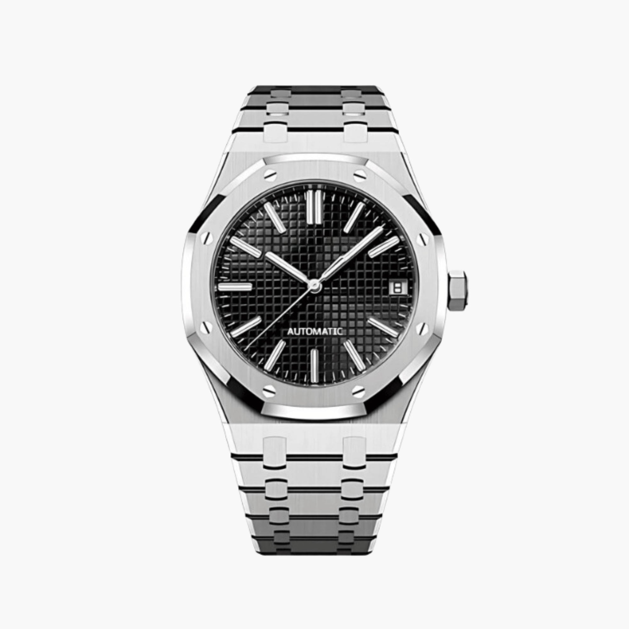 Octagonal Sports Watch – Black