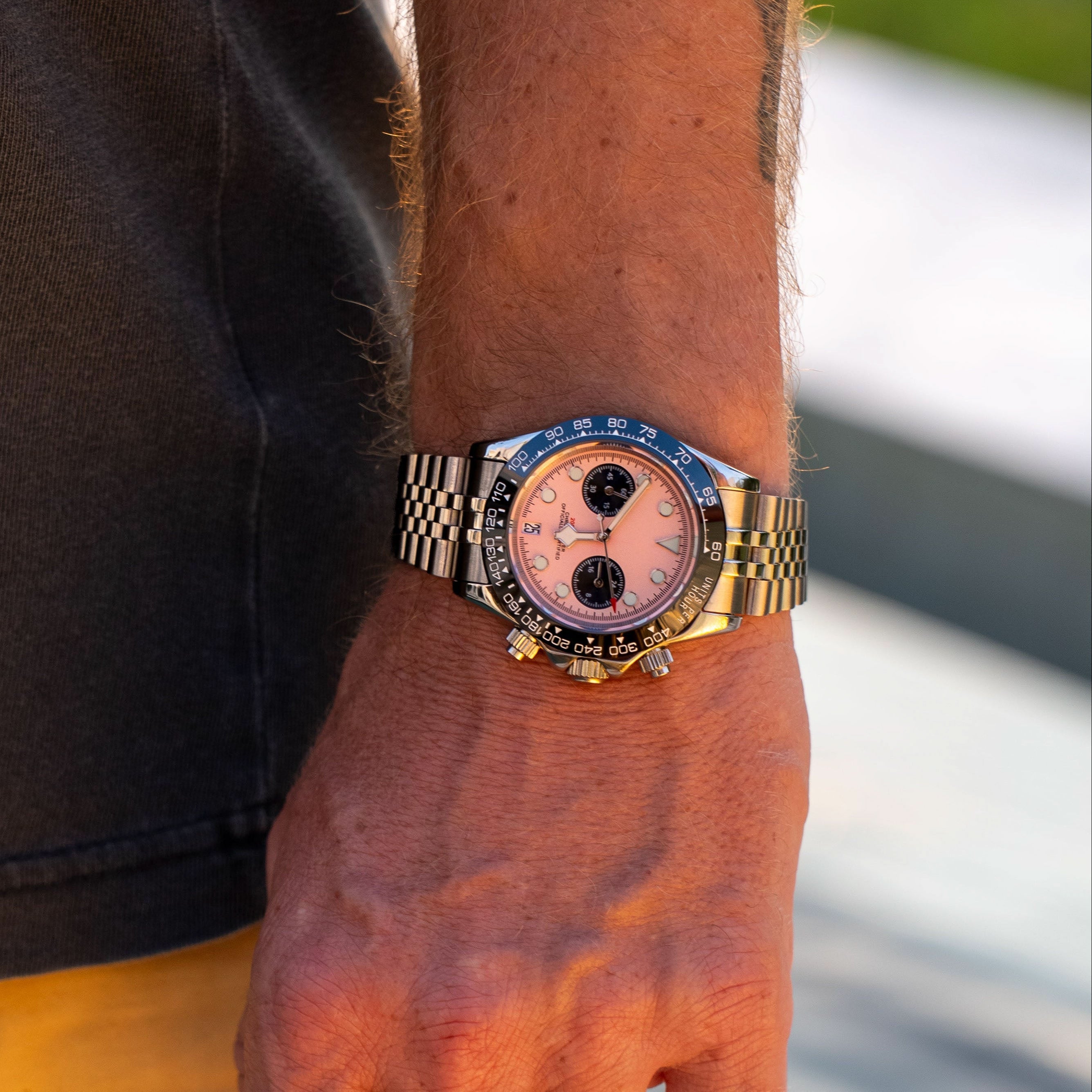Racing Chronograph 40 mm – Miami Rosa